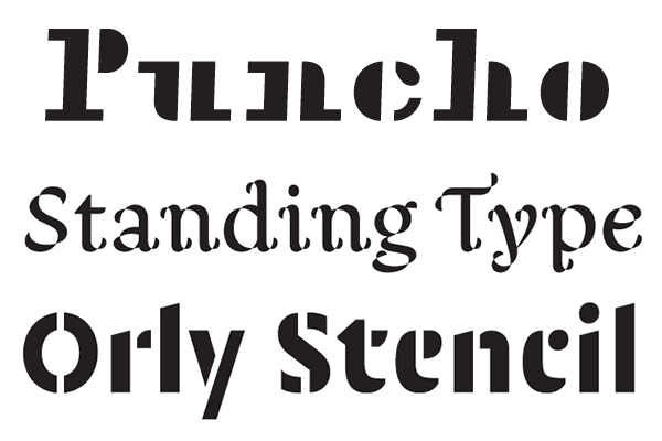 Puncho-Standing-Type-Orly-Stencil