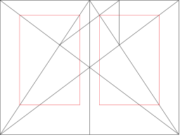 揚·奇肖爾德在其著作《書籍的形式》（The Form of the Book）介紹了范德格拉夫(Van de Graaf) 用於書籍版面設計的理想比例。