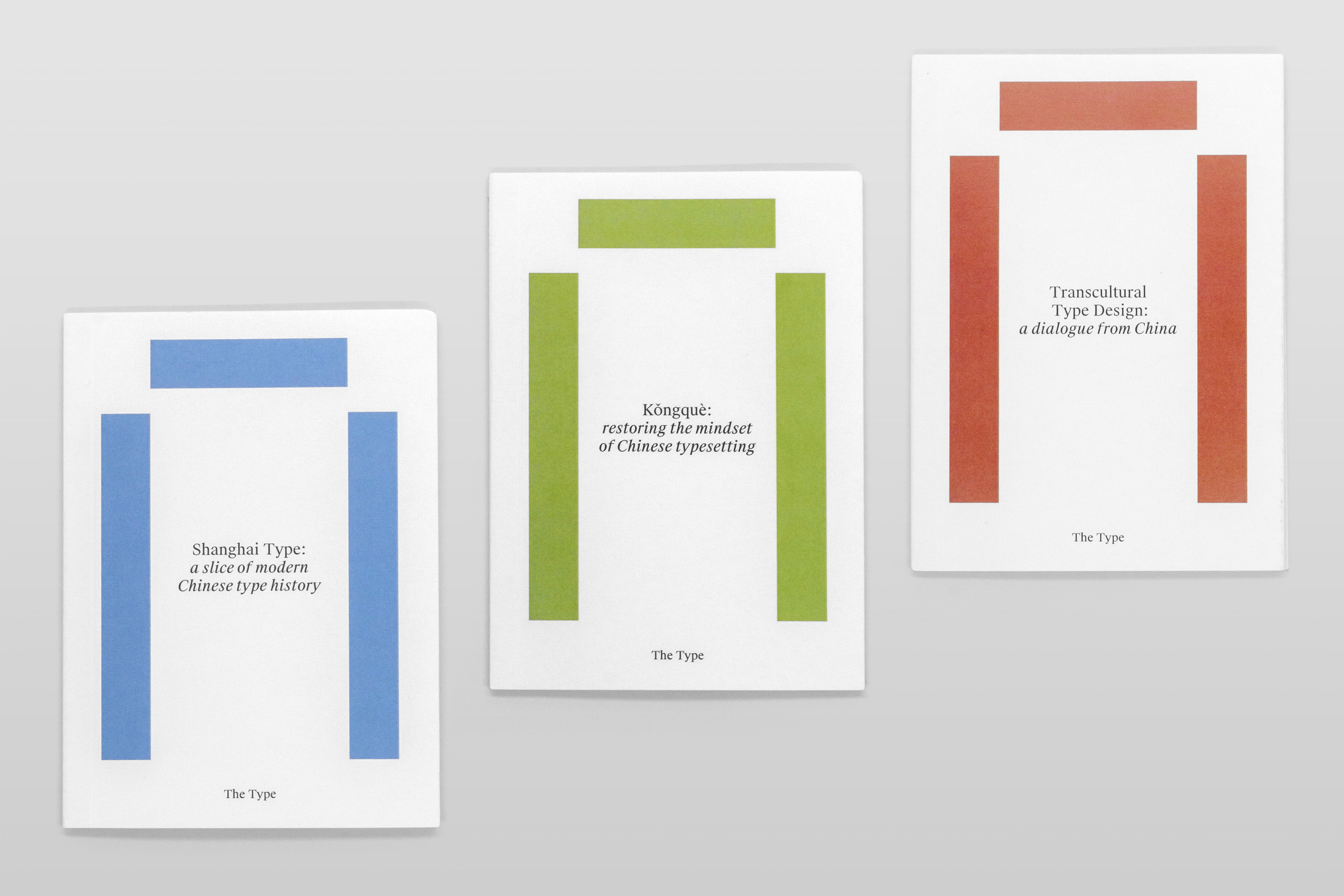 The Type collection of research on Chinese typography