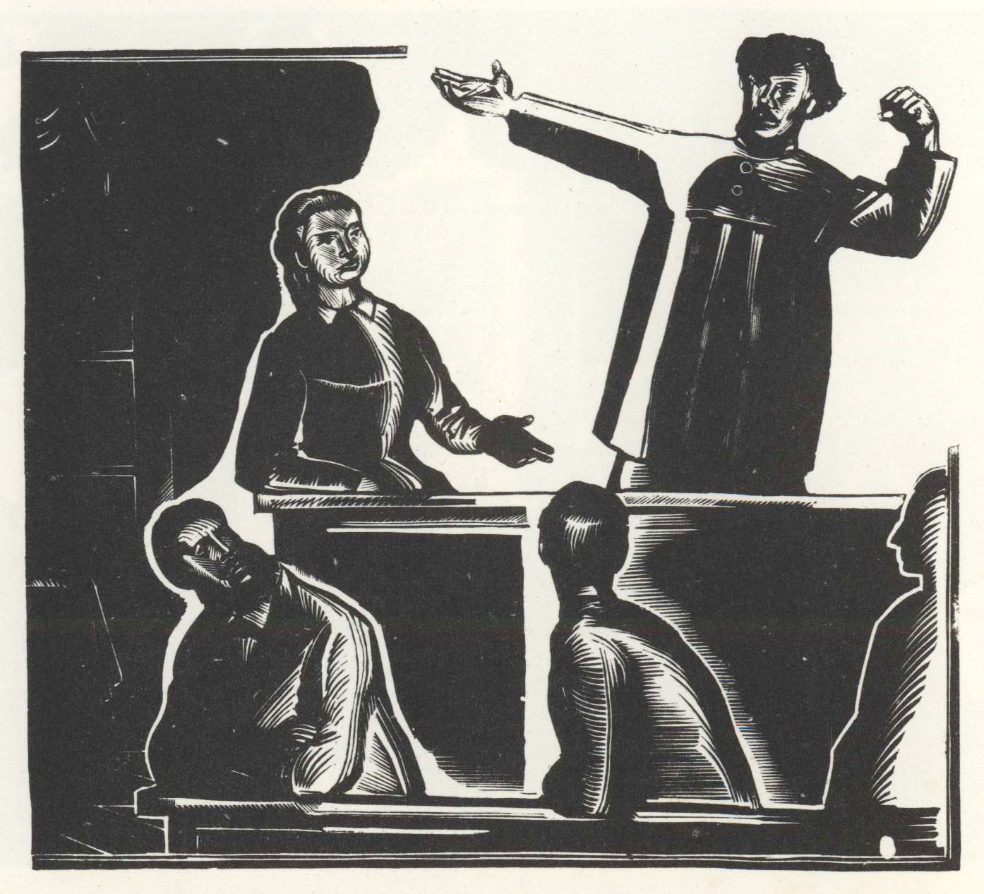 图6《引玉集》，鲁迅编，三闲书屋，1934年3月-冈察罗夫作品