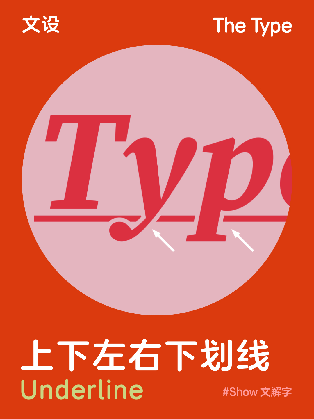 上下左右下划线